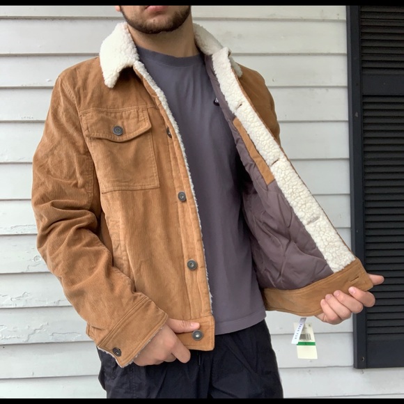 Lucky Brand Other - Lucky Brand Sherpa Lined Corduroy Jacket